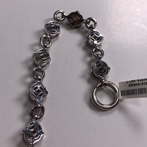 Amber Silver Bracelet. 925 Silver. Made in Italy. - Picture 5 of 5